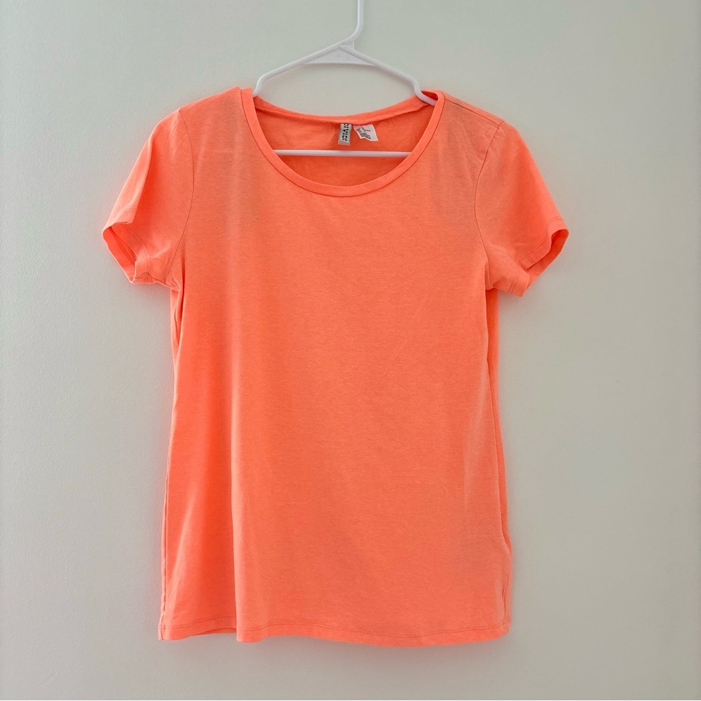 H&M Short Sleeve Tee Orange Size M